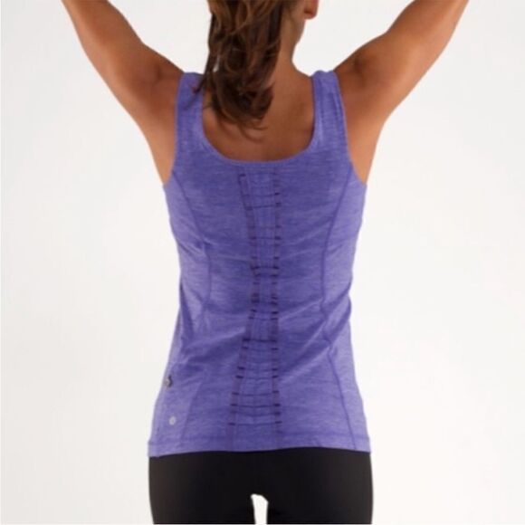 EUC SIZE 6 LULULEMON ATHLETICA RUN FREE TANK TOP - Picture 1 of 5
